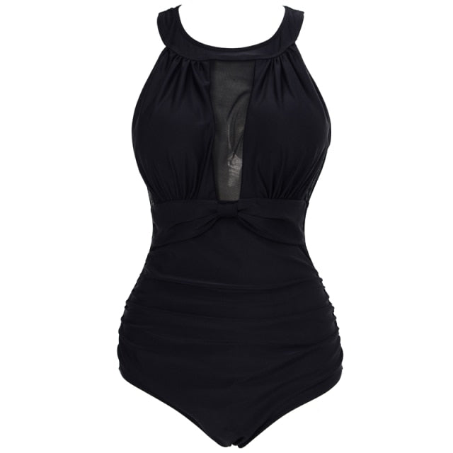 One-Piece Suit Monokini Plus Size Swimwear
